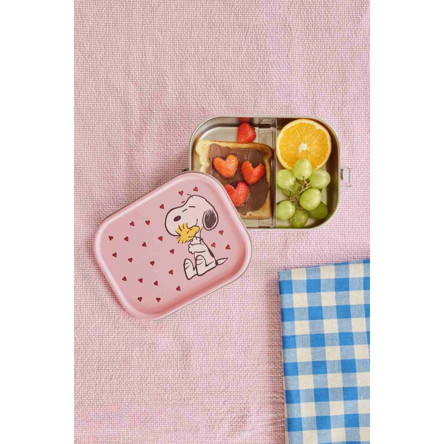 RICE KIDS Snoopy Brotdose 1,4 L, Pink