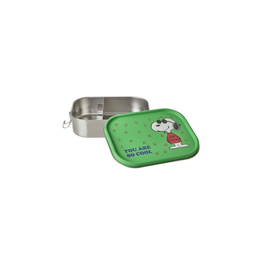 RICE KIDS Snoopy Brotdose 1,4 L, Gr&uuml;n