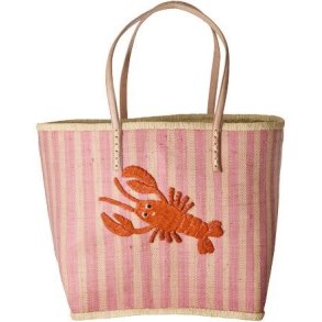 RICE Tasche Lobster 33x16 cm, Pink