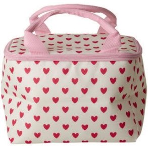 RICE KIDS K&uuml;hltasche 23x18 cm, Rot/Creme