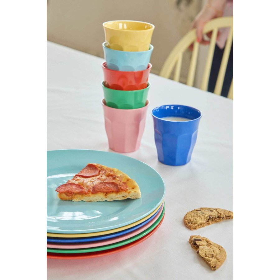 RICE Solid Colors Tasse 6er Set 25 cl, Mehrfarbig