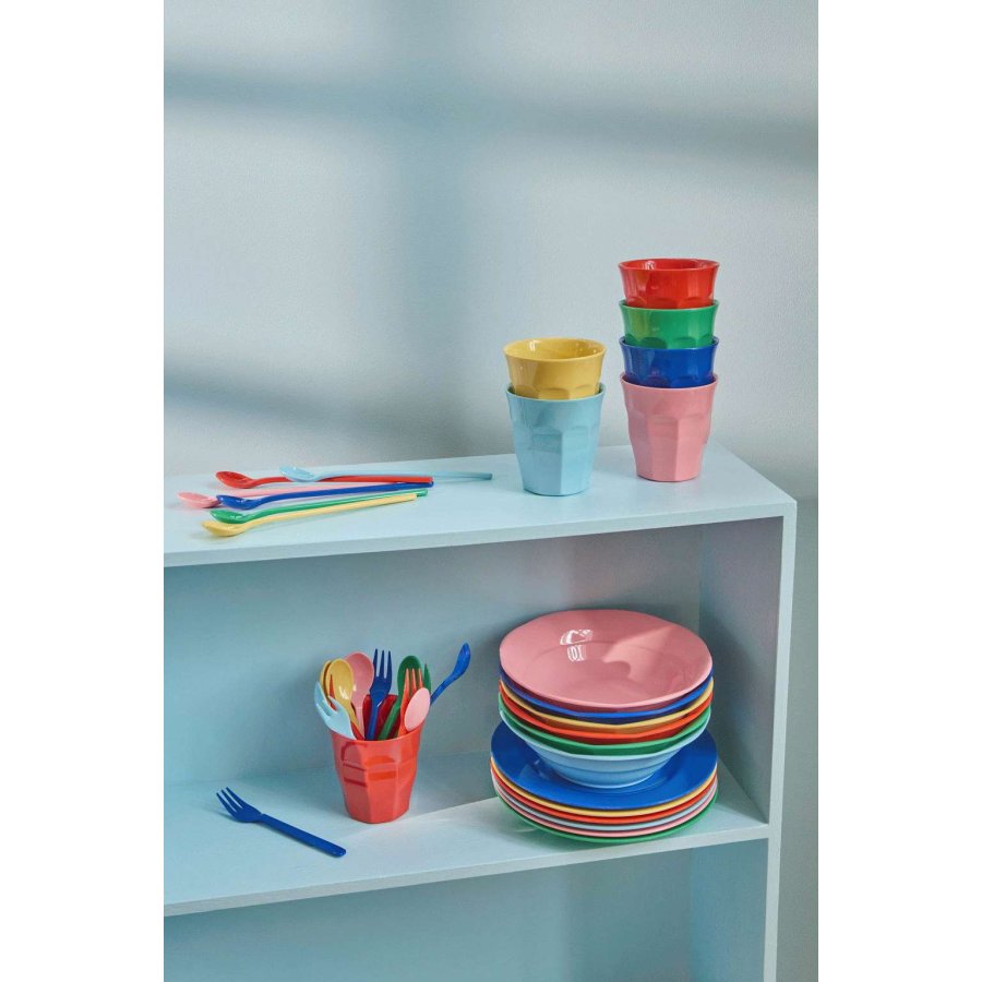 RICE Solid Colors Tasse 6er Set 25 cl, Mehrfarbig