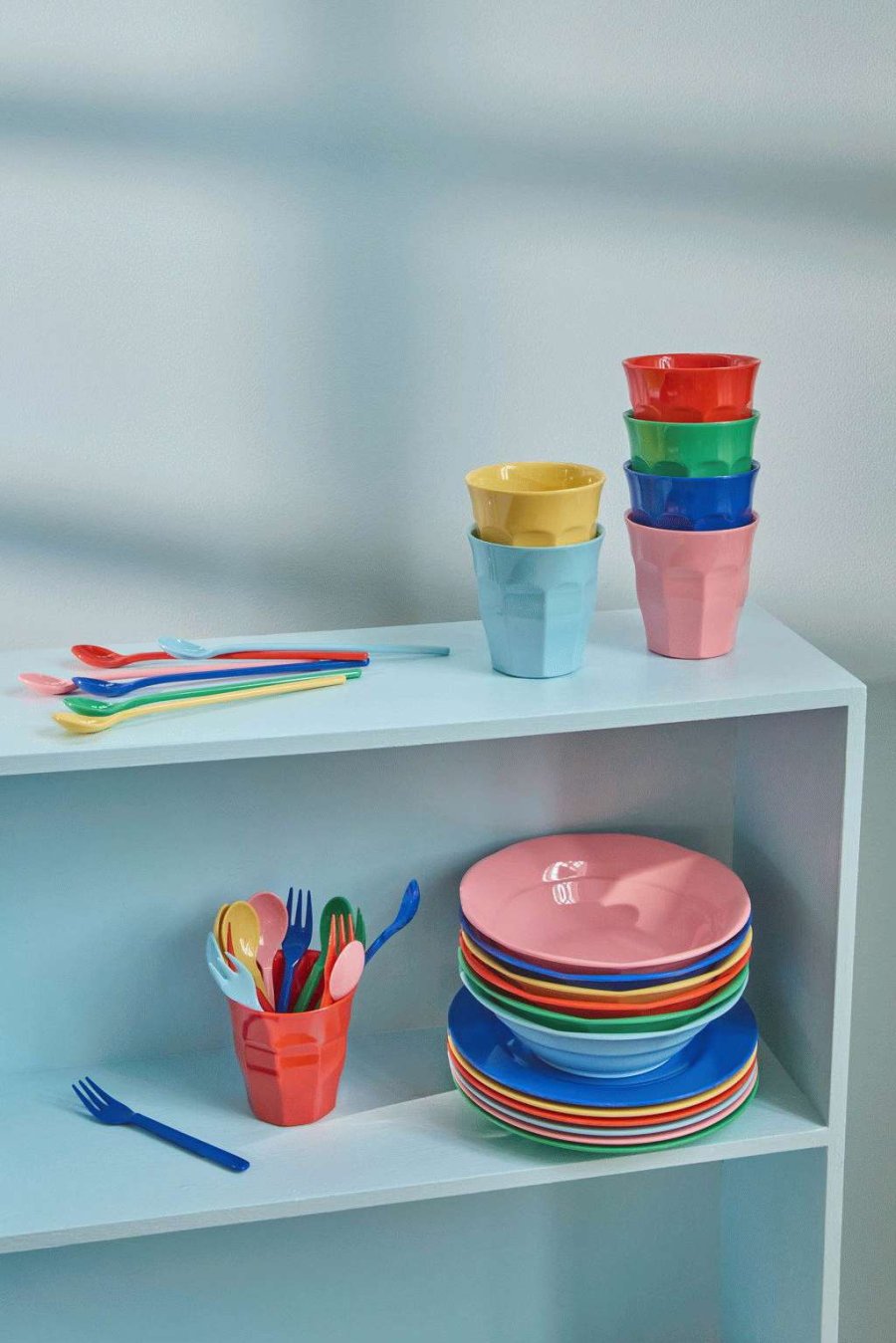 RICE Solid Colors Tasse 6er Set 25 cl, Mehrfarbig