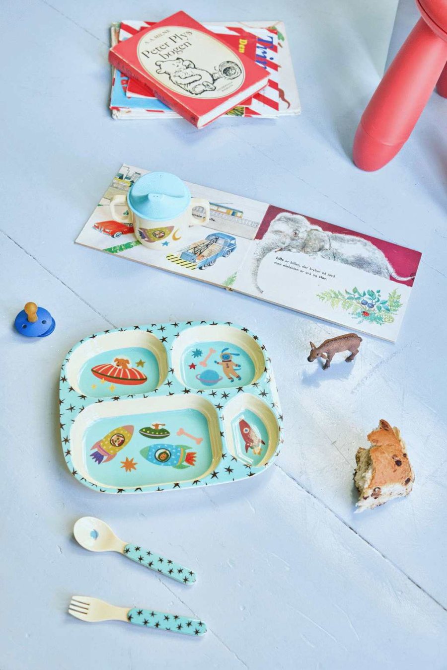 RICE KIDS Kinderteller 24,5 cm, Dogs In Space