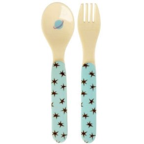 RICE KIDS Kinderbesteck 2-teilig, Dogs In Space