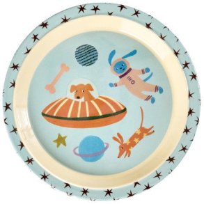RICE KIDS Teller 22 cm, Dogs In Space