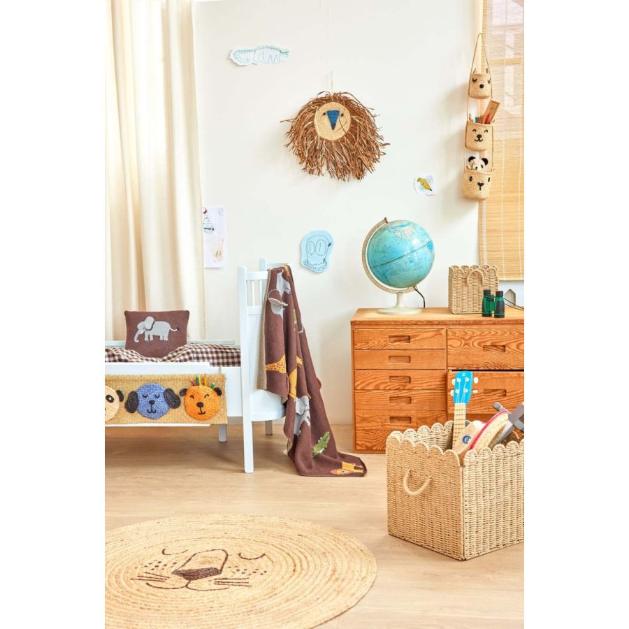 RICE Tppe 80x100 cm, Brun