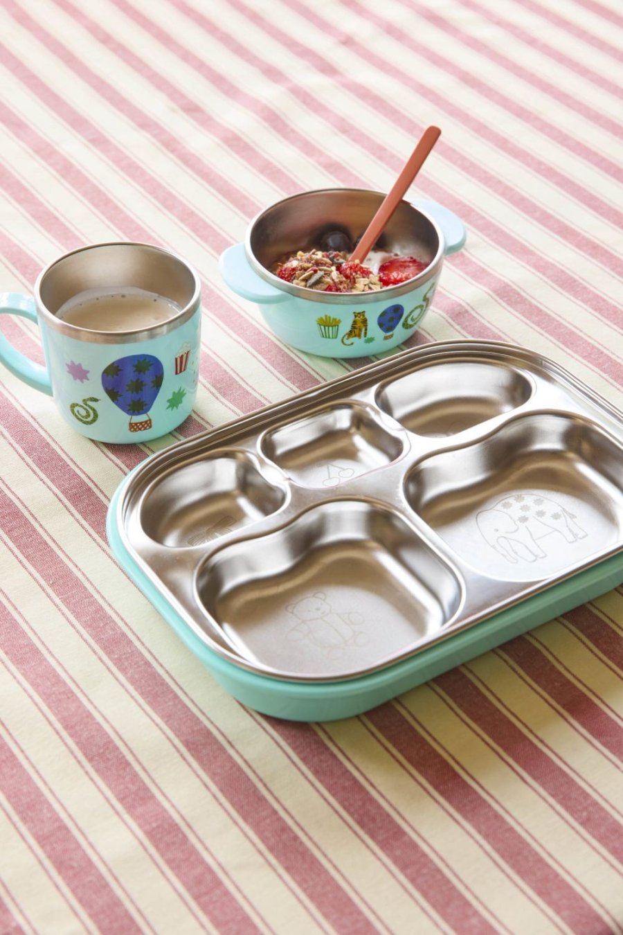 RICE Kids Sk�l �11 cm, Fun Fair/Mint