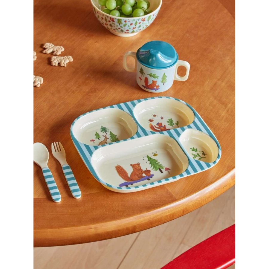 RICE Kinderset 4er Set, Blau