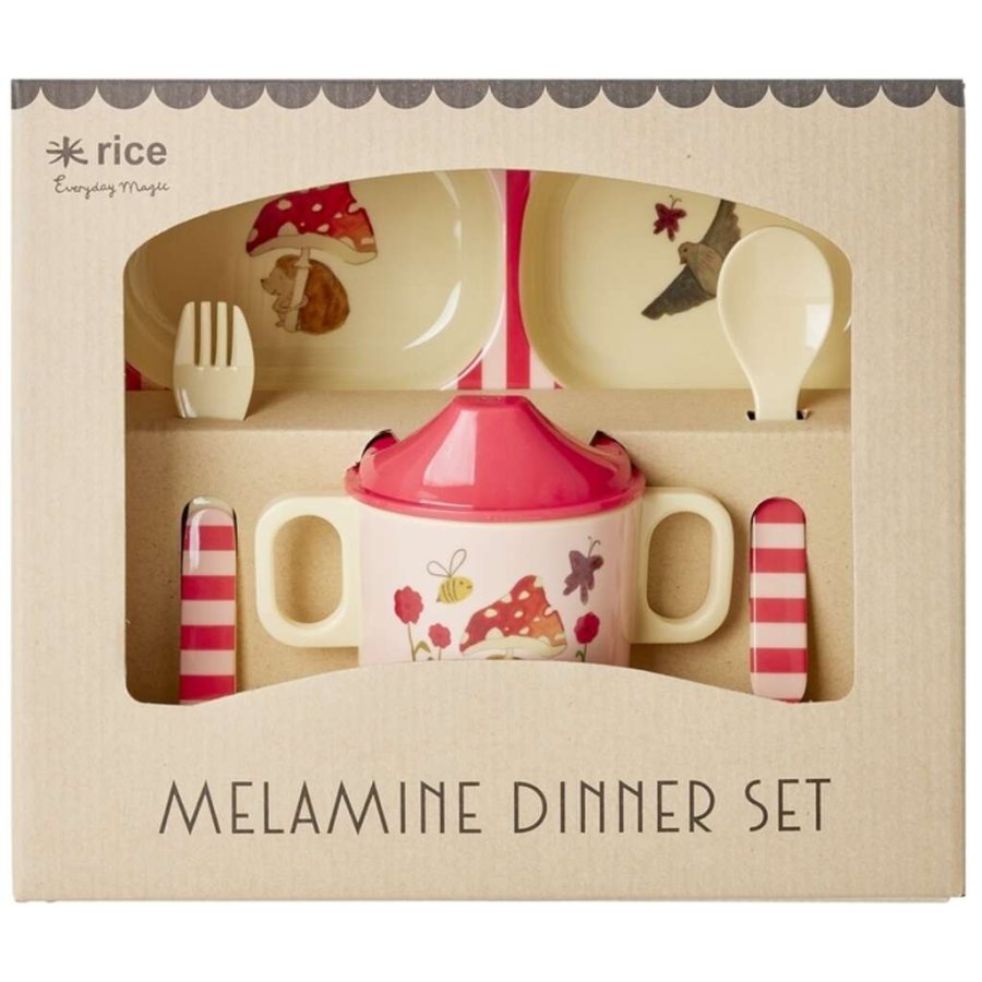 RICE Kinderset 4er Set, Rosa