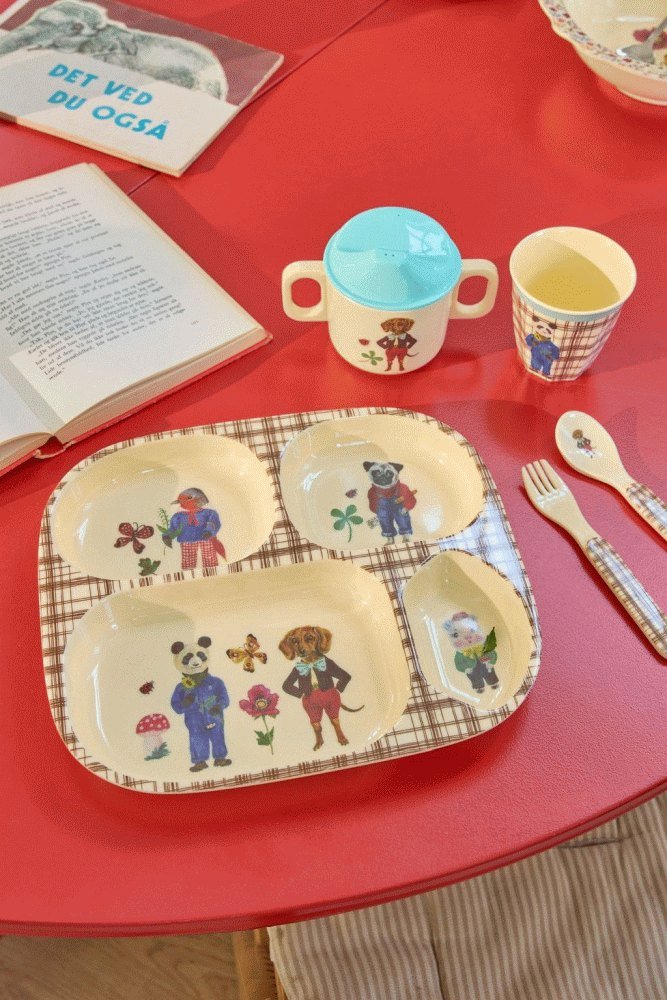 RICE KIDS Nathalie Lt Kinderset 4-teilig, Braun