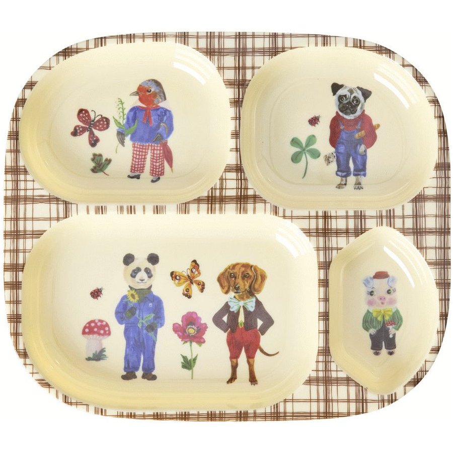 RICE KIDS Nathalie Lt Kinderset 4-teilig, Braun