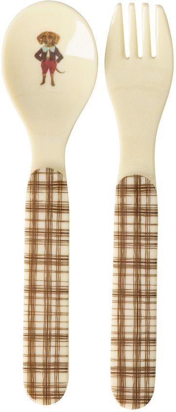 RICE KIDS Nathalie Lt Kinderset 4-teilig, Braun