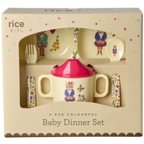 RICE KIDS Nathalie Lt Kinderset 4-delig, Cream