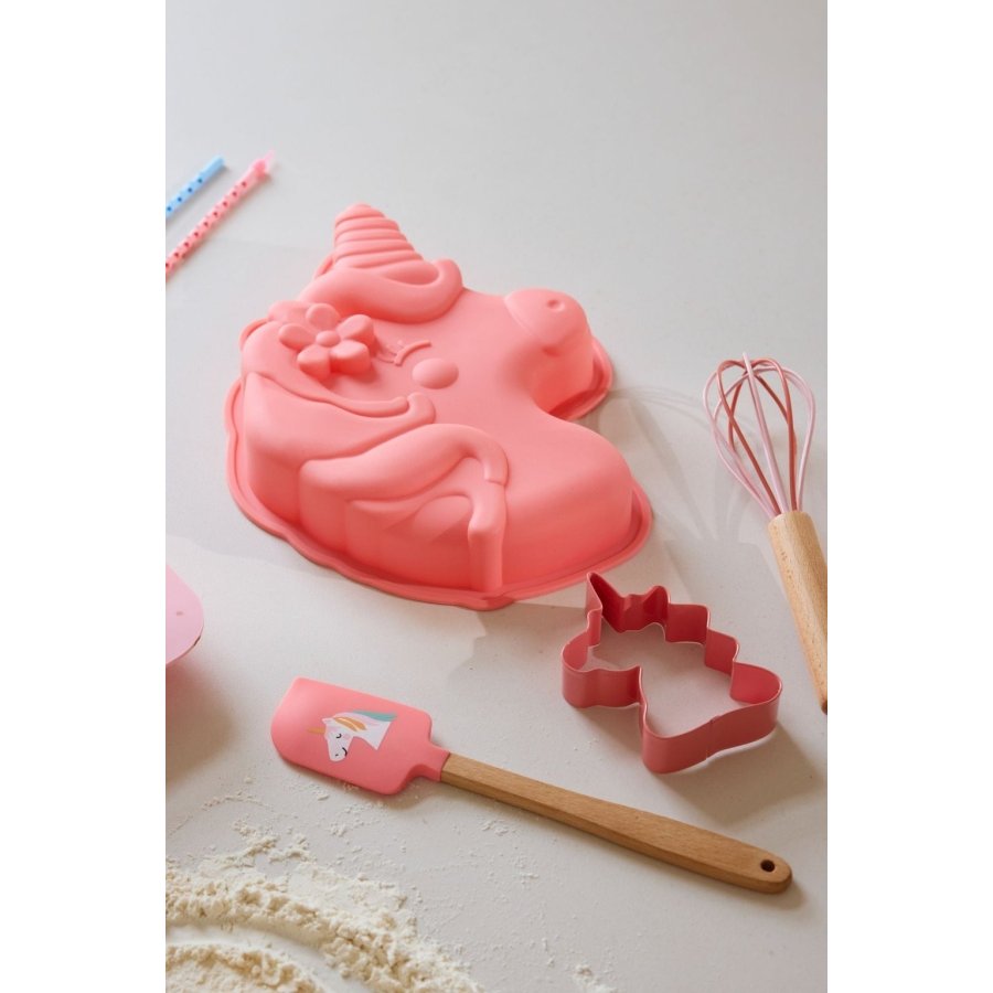 RICE KIDS Unicorn Love Backset 4-teilig, Coral