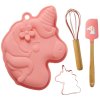 RICE KIDS Unicorn Love Backset 4-teilig, Coral