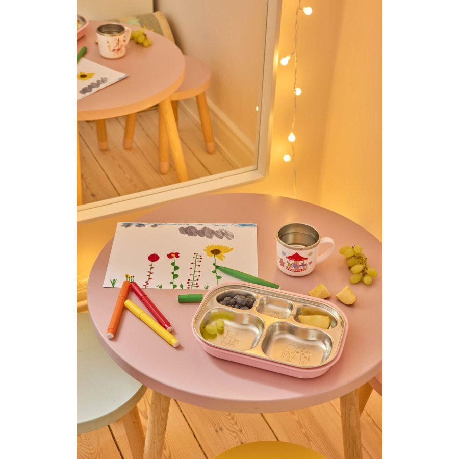 RICE Kids Tallerken 24,5 cm, Fun Fair/Tivoli