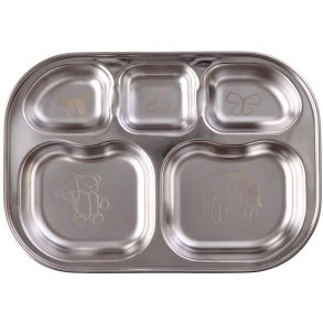 RICE Kids Tallerken 24,5 cm, Fun Fair/Tivoli