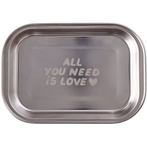 RICE Kids Tallerken 24,5 cm, All You Need Is Love
