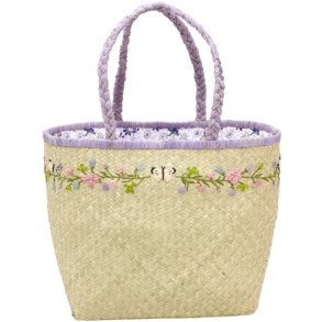 RICE Tasche 30x20 cm, Raffia