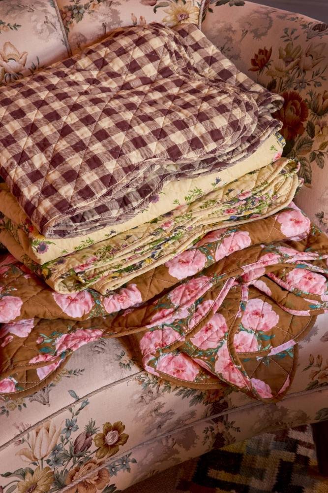 RICE Decke 130x180 cm, Retro Bouquet