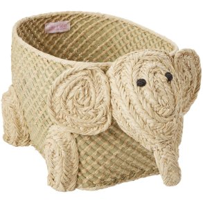 RICE Opbevaringskurv 34 cm, Elefant