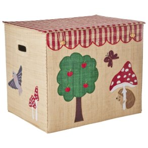 RICE KIDS Lagerhaus 47x28 cm, Happy Forest