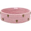 RICE Brotkorb 35 cm, Pink