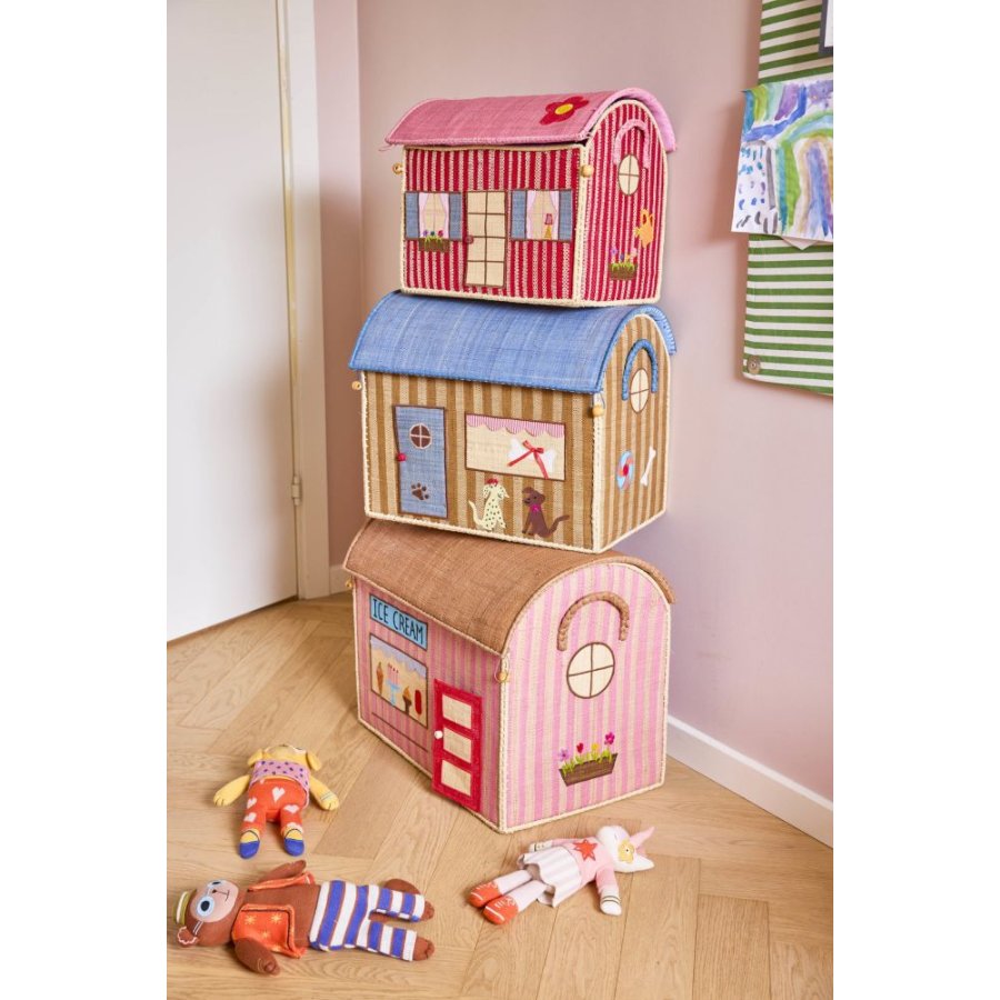 RICE KIDS Aufbewahrungshaus 3er Set, Pariser Thema