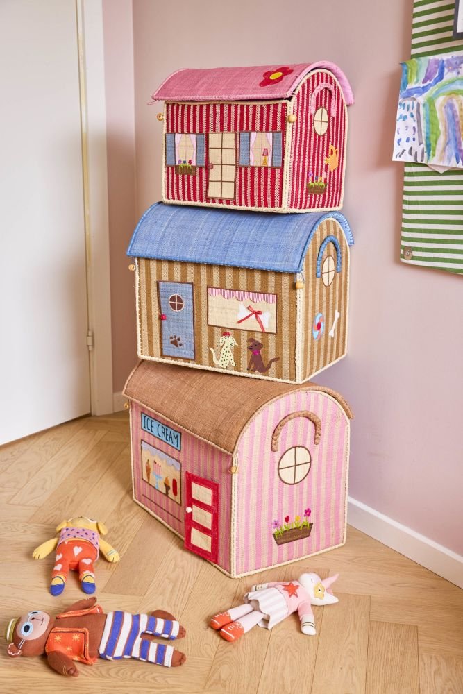 RICE KIDS Aufbewahrungshaus 3er Set, Pariser Thema