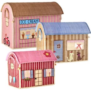 RICE KIDS Aufbewahrungshaus 3er Set, Pariser Thema