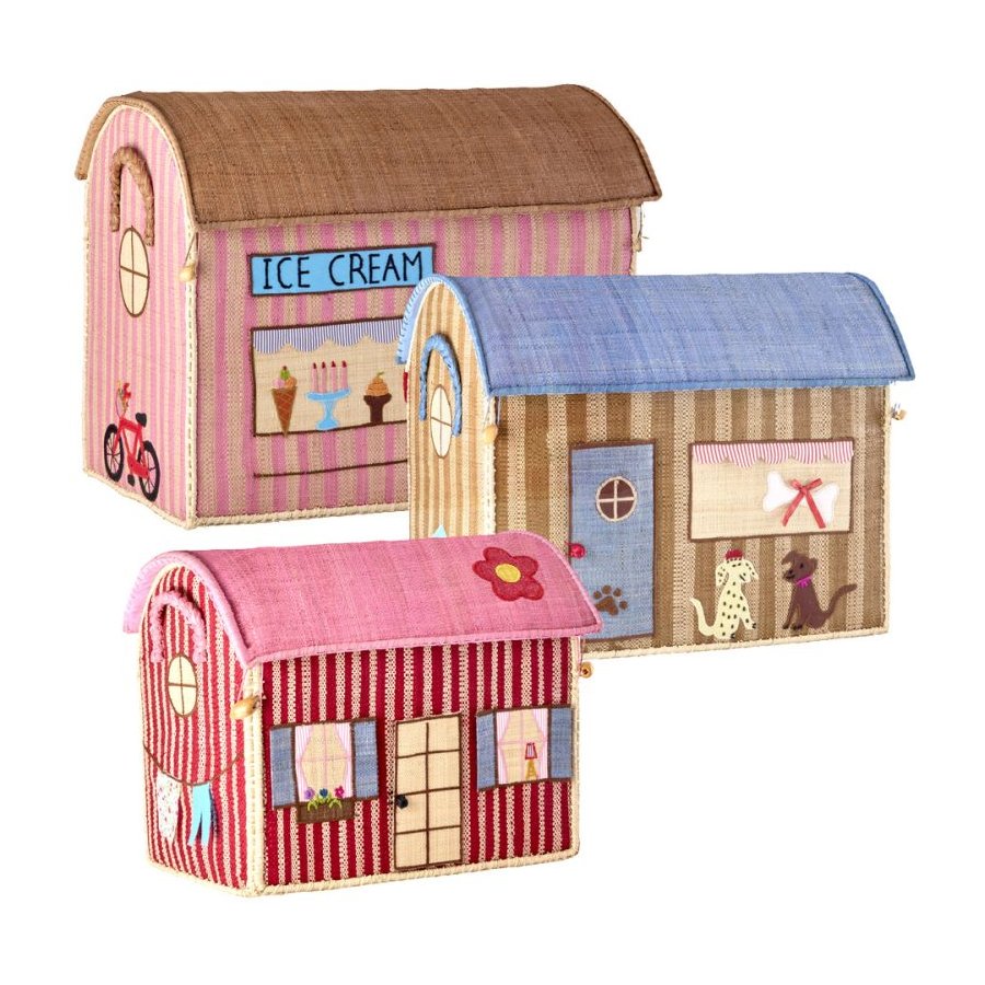 RICE KIDS Aufbewahrungshaus 3er Set, Pariser Thema
