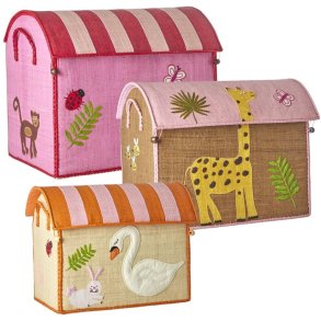 RICE KIDS Opbevaringshus 3 stk, Wildlife