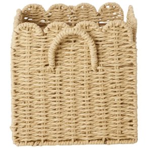 RICE Sammenklappelig Kurv H20 cm, Natur