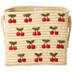 RICE Korb H25 cm, Kirsche