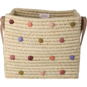RICE Kurv 30x30 cm, Dots