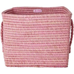 RICE Opbevaringskurv H25 cm, Pink