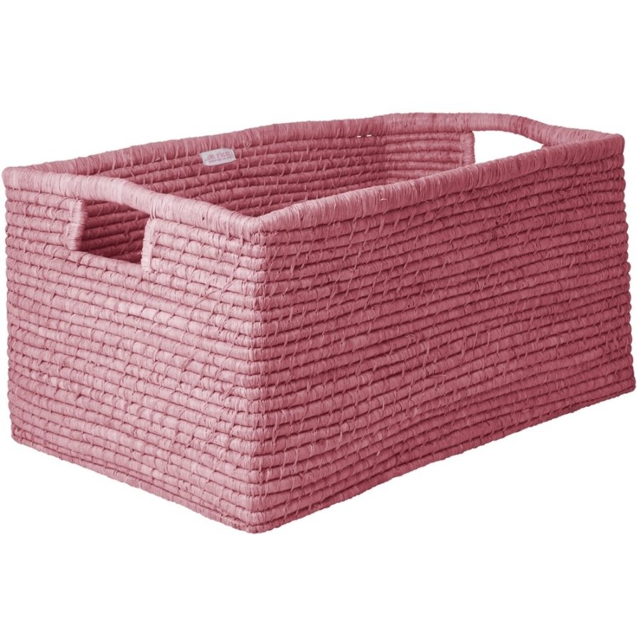 RICE Aufbewahrungskorb 60x41 cm, Pink