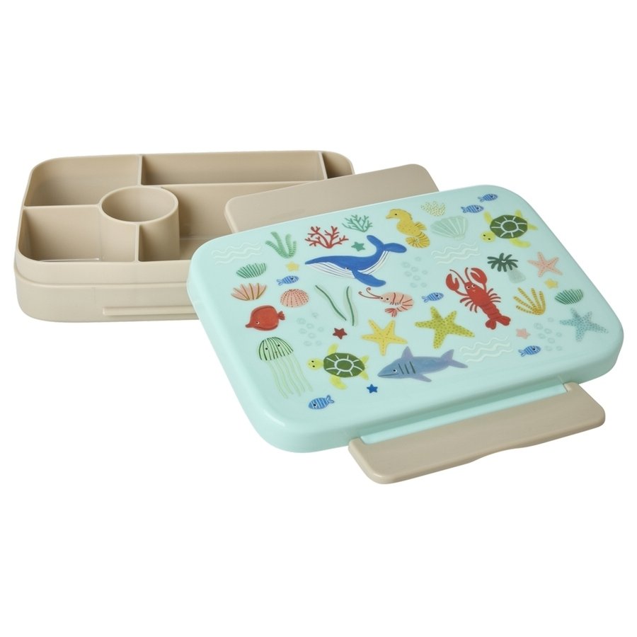 RICE KIDS Ocean Brotdose 1 L, Blau