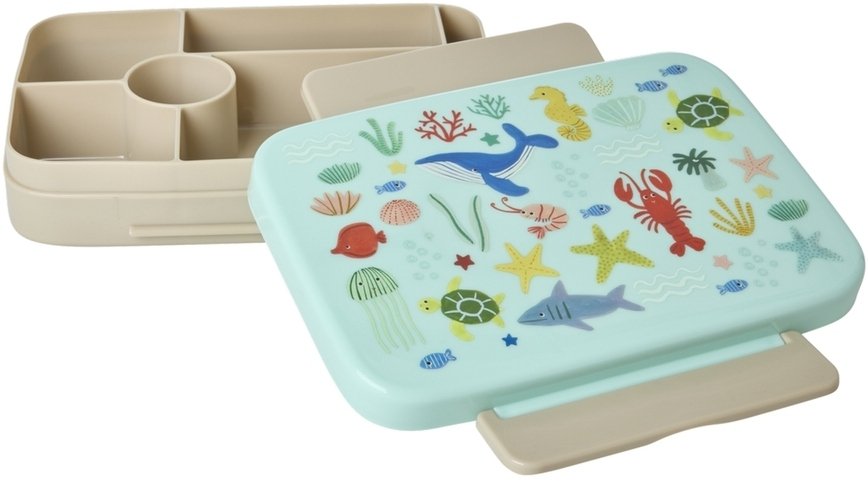 RICE KIDS Ocean Brotdose 1 L, Blau