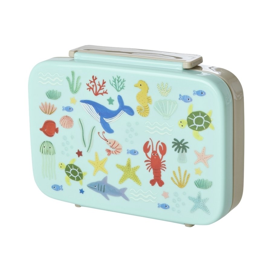 RICE KIDS Ocean Brotdose 1 L, Blau