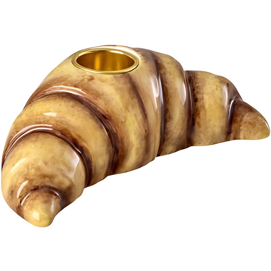 RICE Croissant Lysestage H4 cm, Brun