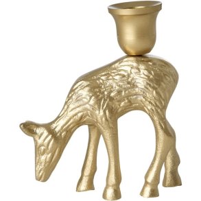 RICE Kandelaar H14 cm, Goud