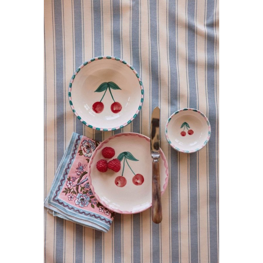 RICE Hand-Painted Schale 13,4 cm, Blau