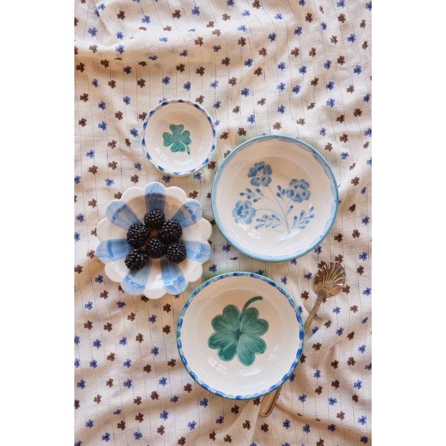 RICE Hand-Painted Schale 13,4 cm, Grün