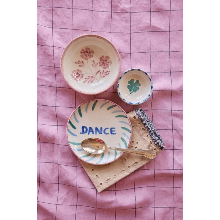 RICE Hand-Painted Schale 13,4 cm, Orange