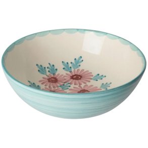 RICE Hand-Painted Schale 21 cm, Trkis