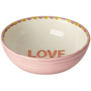 RICE Hand-Painted Schale 13,4 cm, Pink
