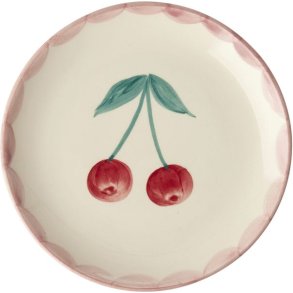 RICE Hand-Painted Bord 15 cm, Cherry
