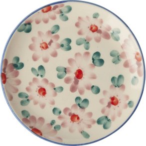RICE Hand-Painted Bord 15 cm, Pink